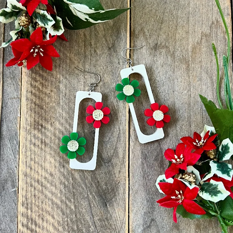 Stylish Statement Earrings-Disco Daisy Earrings