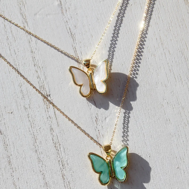 Minimalist Necklace for Every Day-Leah Butterfly Necklace