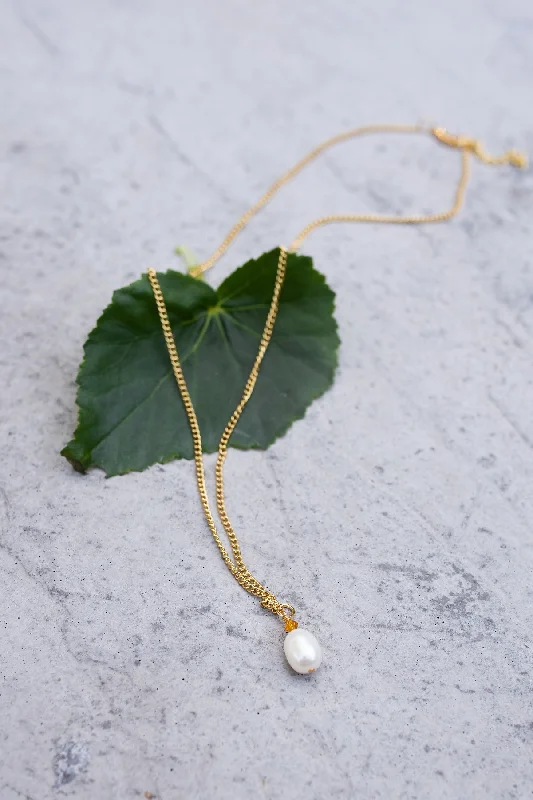 Luxury Gold Necklace for Weddings-November Birthstone Necklace