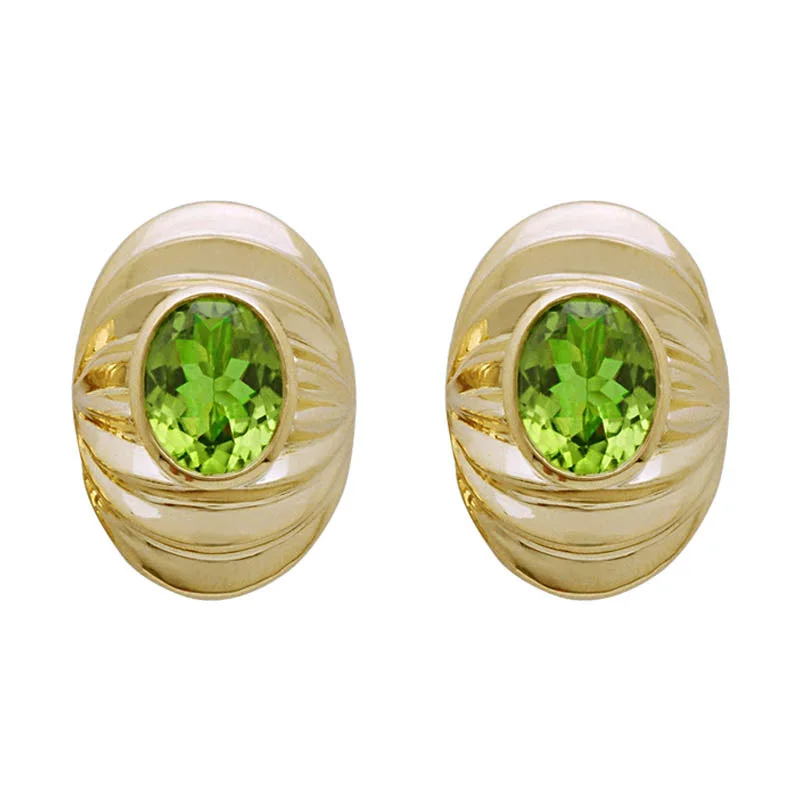 Earrings for Sensitive Ears-Earrings - Peridot