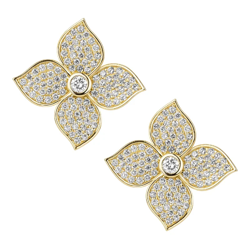 Beautiful Drop Earrings for Evening Style-Earrings - Diamond (2391D)