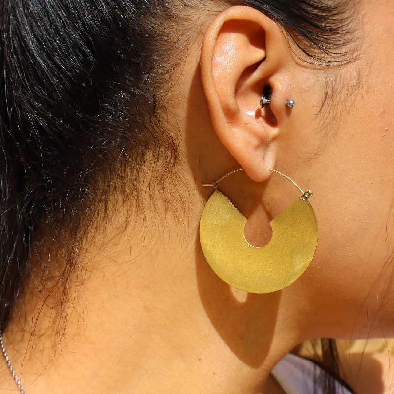 Customizable Gold Earrings-Oyin