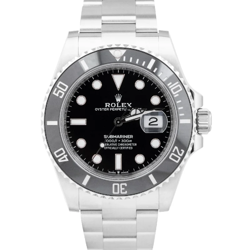 Men's Watch with Blue Dial for Stylish Look-NEW APRIL 2023 Rolex Submariner 41mm Date Steel Ceramic Watch 126610 LN B+P