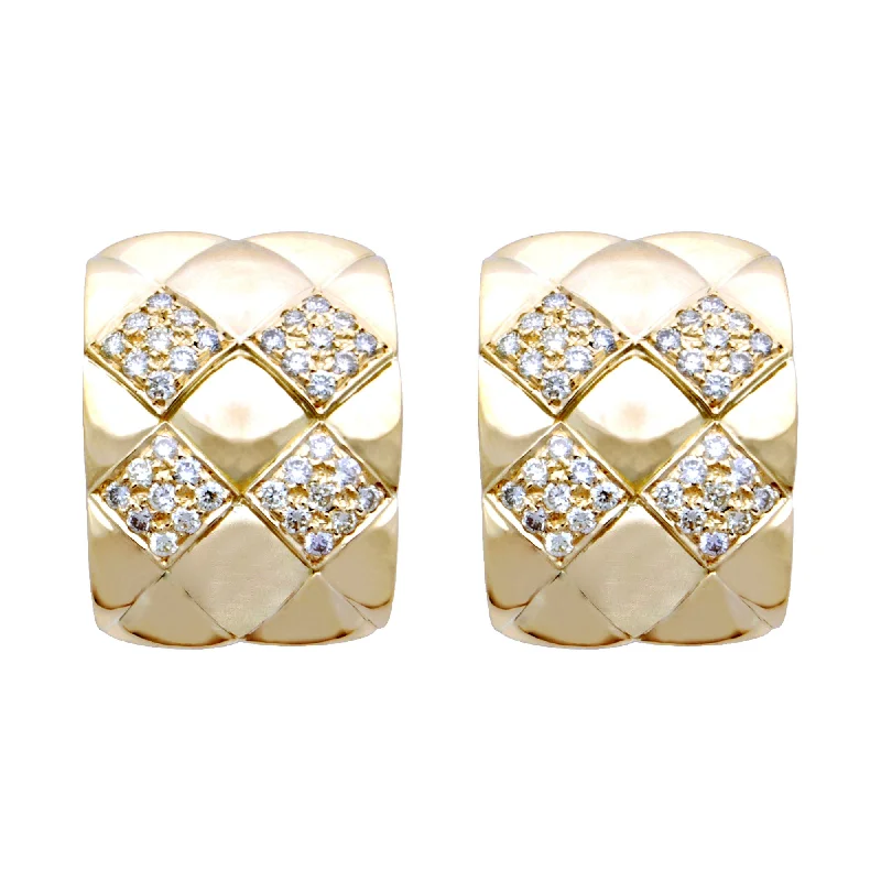 Geometric Earrings for Women-Earrings- Diamond