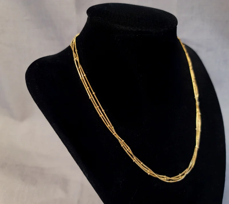 Vintage Gold Necklace for Classic Look-Melody Necklace