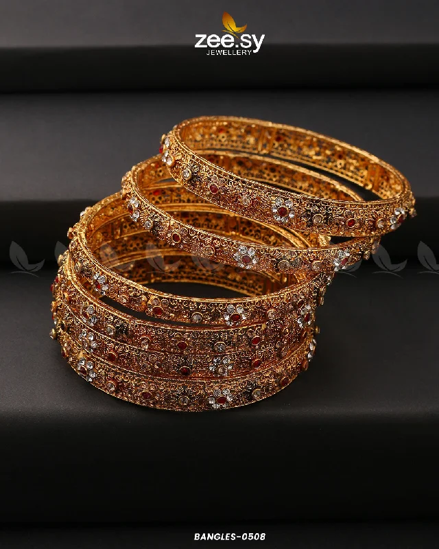 Simple Bangle Bracelets for Women-BANGLES-0508