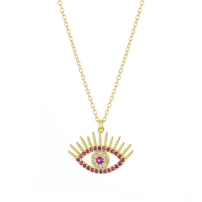 Diamond Pendant Necklace-Glow Necklace