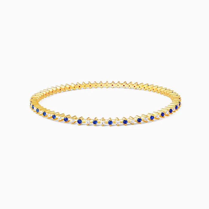 Silver Bangle Set for Bridesmaids-Golden Starry Night Celebration Bangle