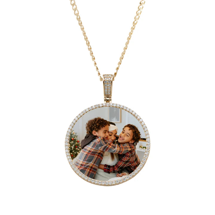 Simple Pearl Necklace for Casual Looks-Keepsake Photo Pendant