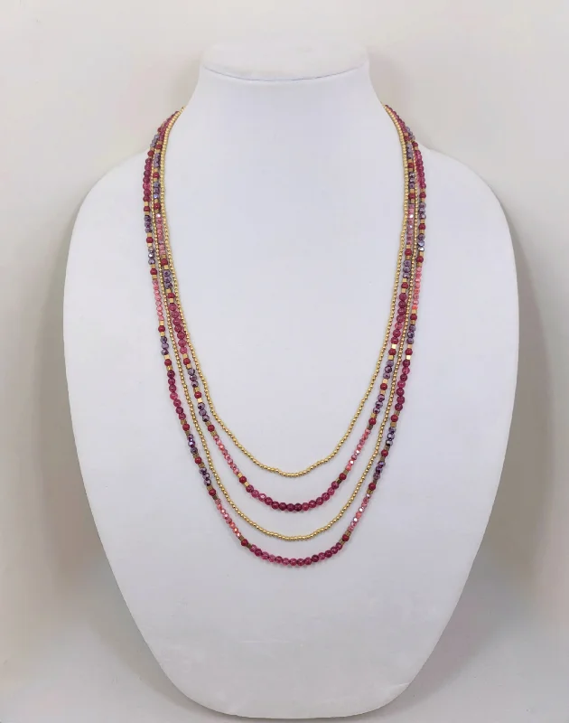 Modern Necklace for Evening Outfits-Charming Jewel Berry Necklace