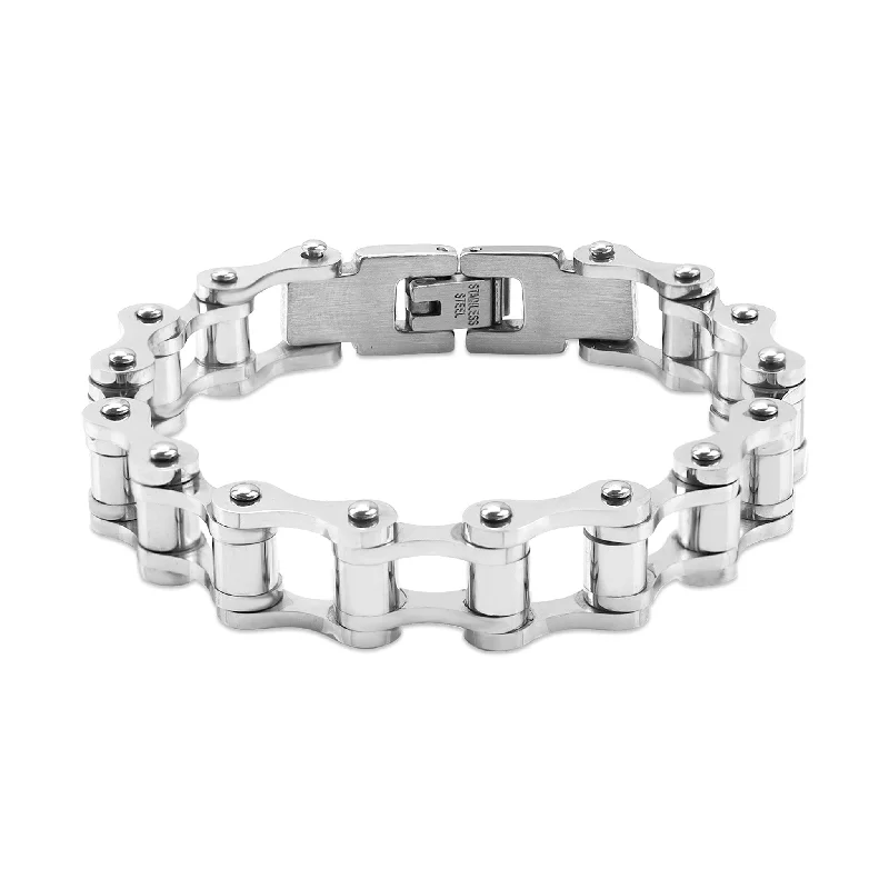 Fashionable Bangle Bracelet for Women-Stainless Steel Bike Chain Bracelet / BRJ2228