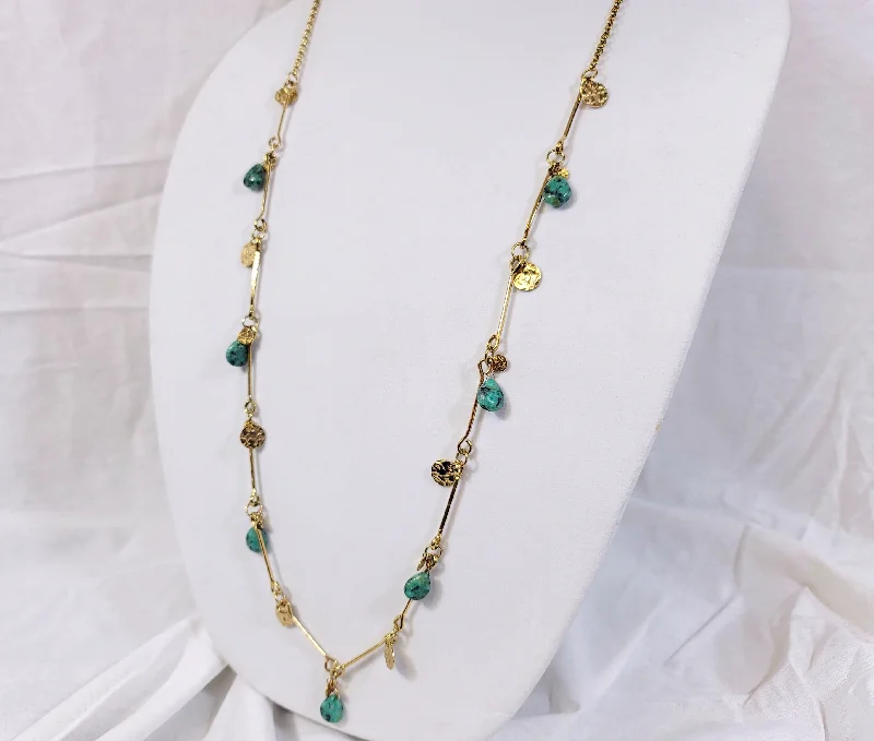 Sapphire Necklace for Special Events-Malachite Empire Necklace