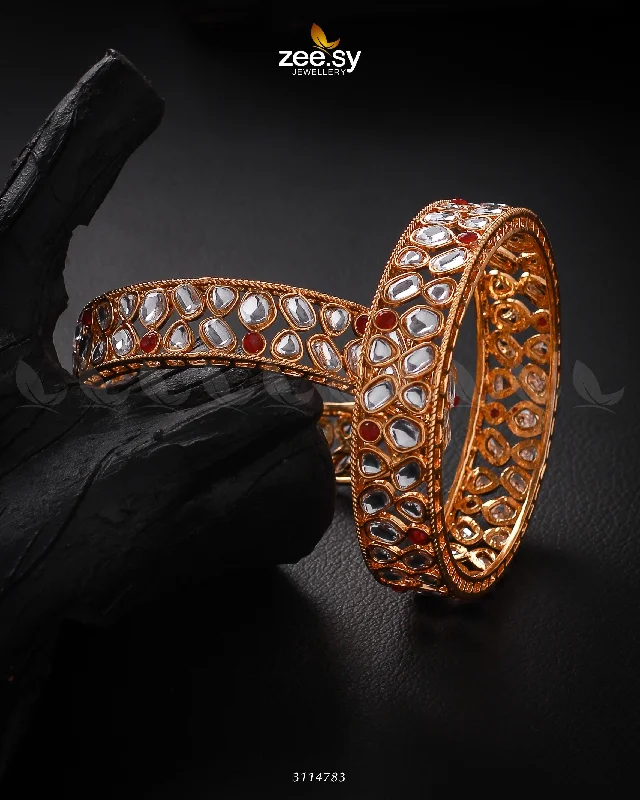 Stackable Rose Gold Bangles-Saffron Bangles