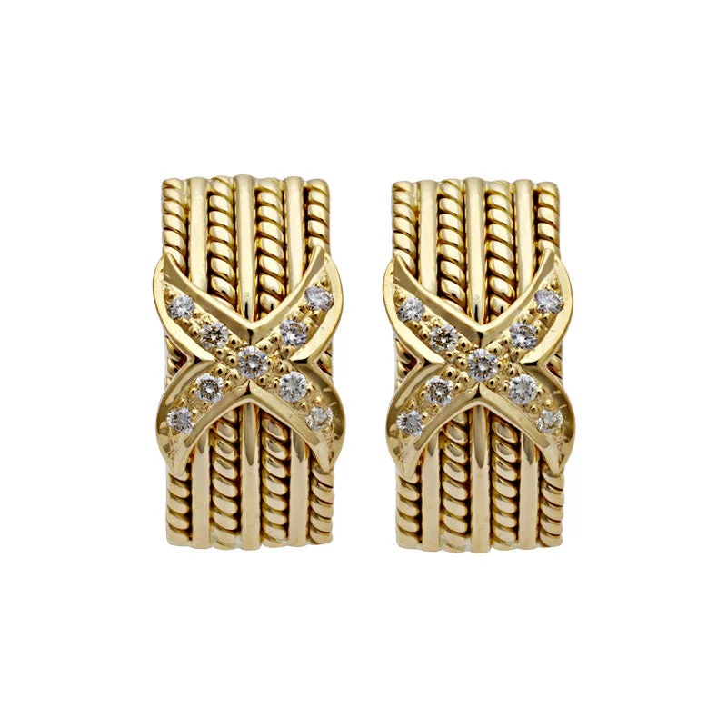 Ethnic Earrings for Traditional Wear-Earrings-Diamond