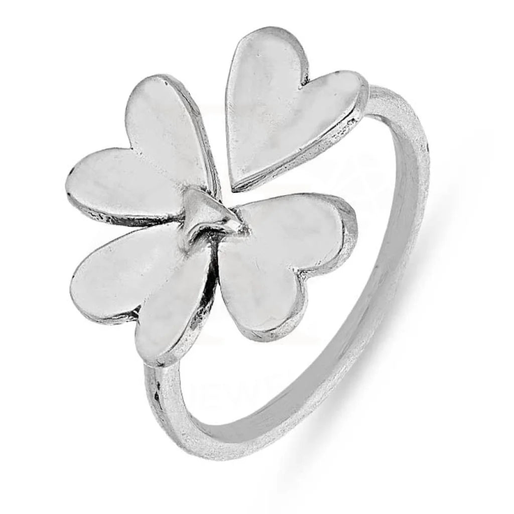 Vintage Wedding Band for Fashion-Sterling Silver 925 Blooming Flower Ring - FKJRNSL2673