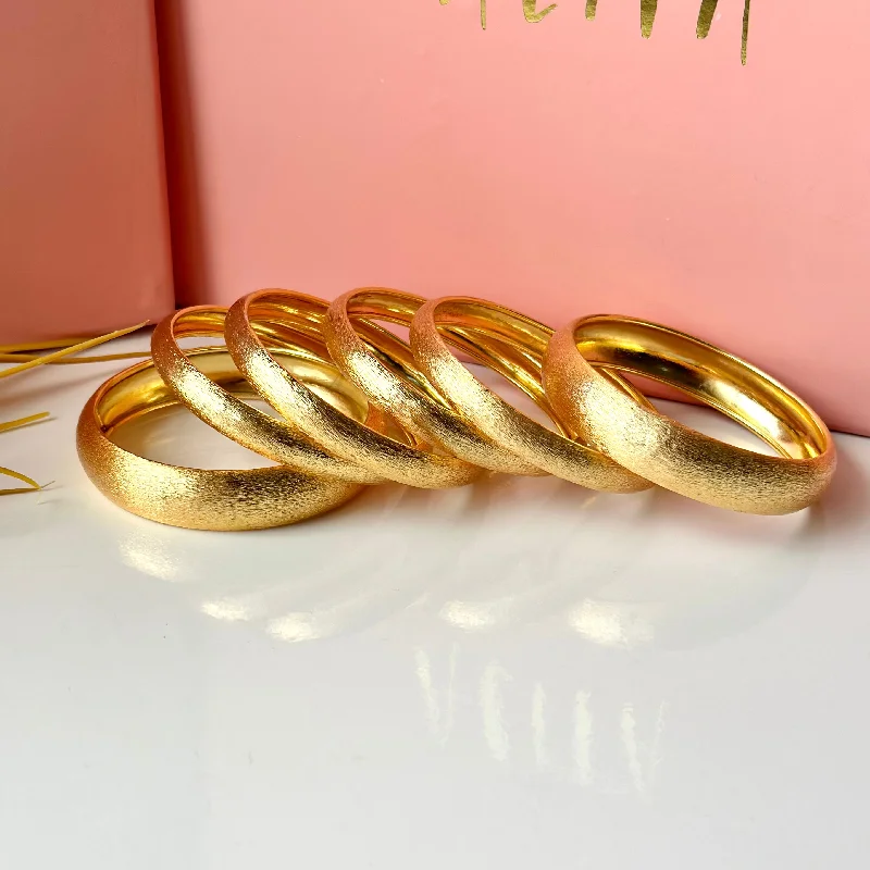 Custom Gold Bangles for Special Gifts-Gold Bangles