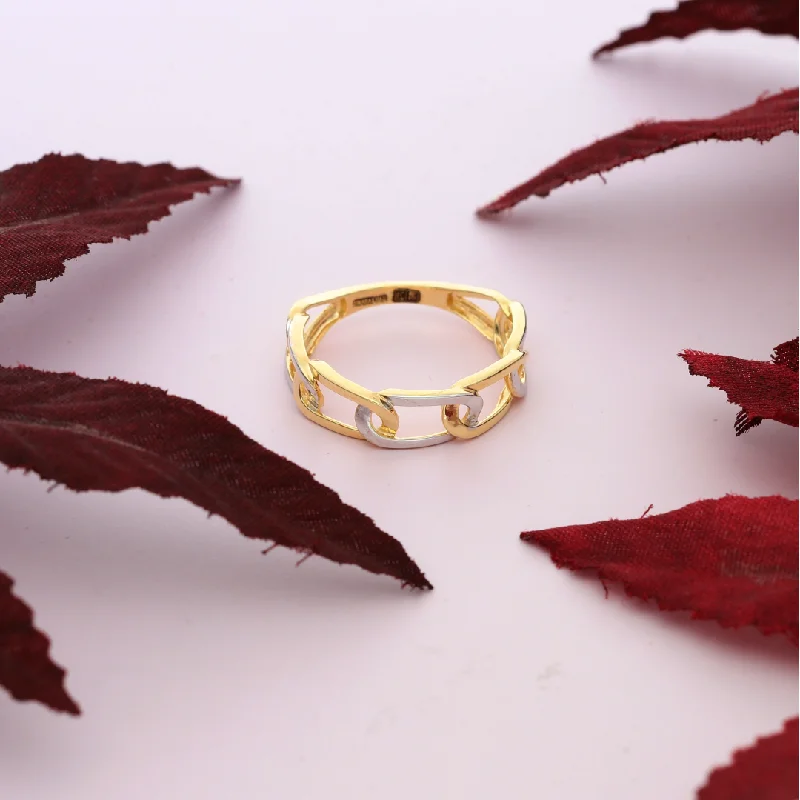 Simple Wedding Band for Women-Gold Classy Ring 18KT - FKJRN18K9236