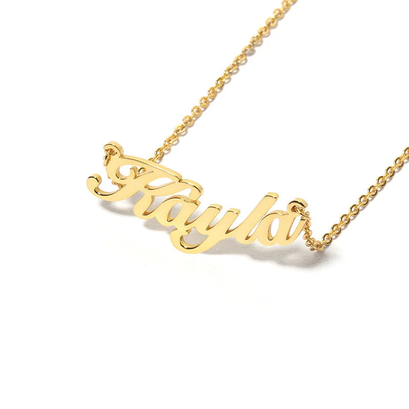 Colorful Necklace for Festivals-English Name Necklace