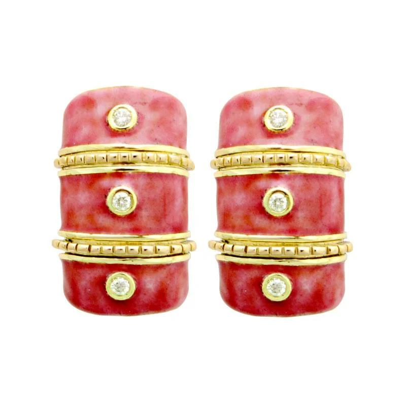 Fashionable Stud Earrings for Women-Earrings-Diamond (Enamel)