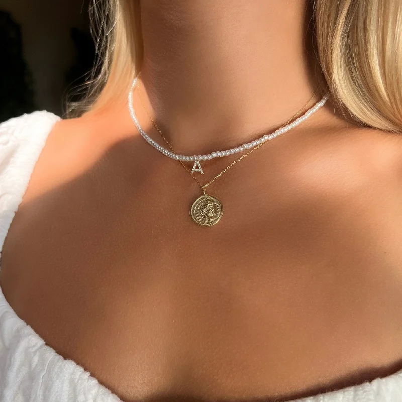 Trendy Choker Necklace for Fashion-Coin Necklace