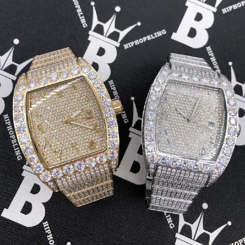 Classic Watches for Professional Look-Custom Emperor VVS Moissanite Iced Out Watch