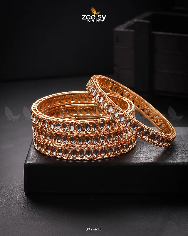 Fashionable Bangles for Day Wear-Ethereal Charm Bangles