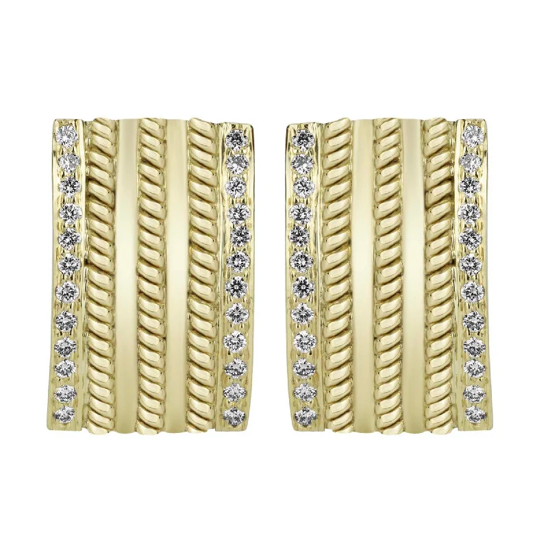 Sparkling Earrings for Bold Fashion-Earrings - Diamond