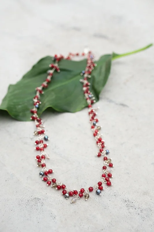 Classic Necklace for Women-Alyssandra Pearl Necklace