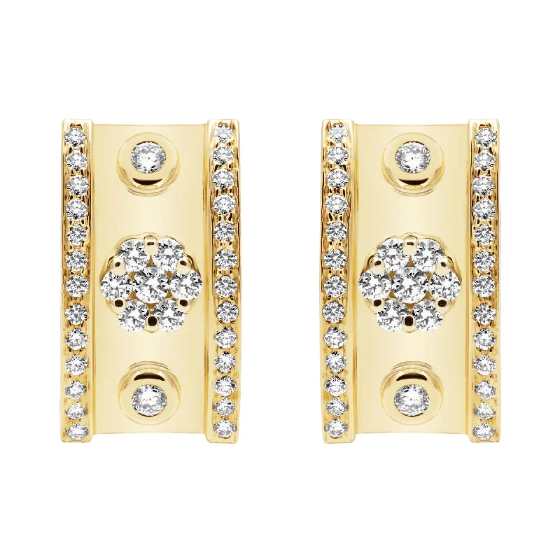 Beautiful Earrings for Fashionable Look-Earrings - Diamond (2402B)