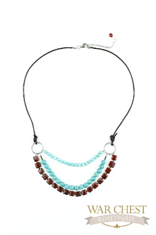 Silver Choker Necklace for Fashion-High Tide Necklace