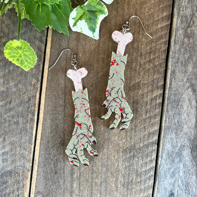 Minimalist Earrings for Daily Wear-Zombie Hand Earrings